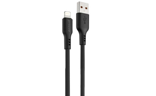 Proove Rebirth USB-A To Lightning 2.4A 1m - Black